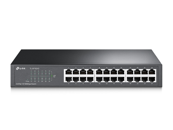 TP-LINK SWITCH ESCRIT/RACK /24 PTOS FAST/SAVE ENERGY 75%/13/TL-SF1024D