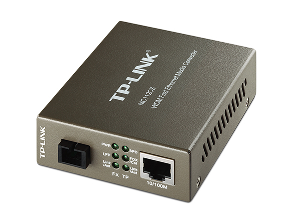 TP-LINK ADAPTADORES CONVERTIDORMEDIOS/MULTIMEDIA/WDM/10/100MB/MC112CS