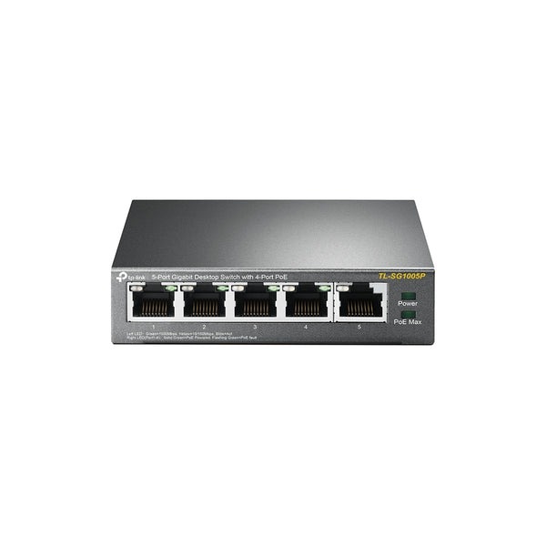 TP-LINK SWITCHES CRITORIO /5 PTOS GIGA/4POE/56W/ TL-SG1005P (ED)