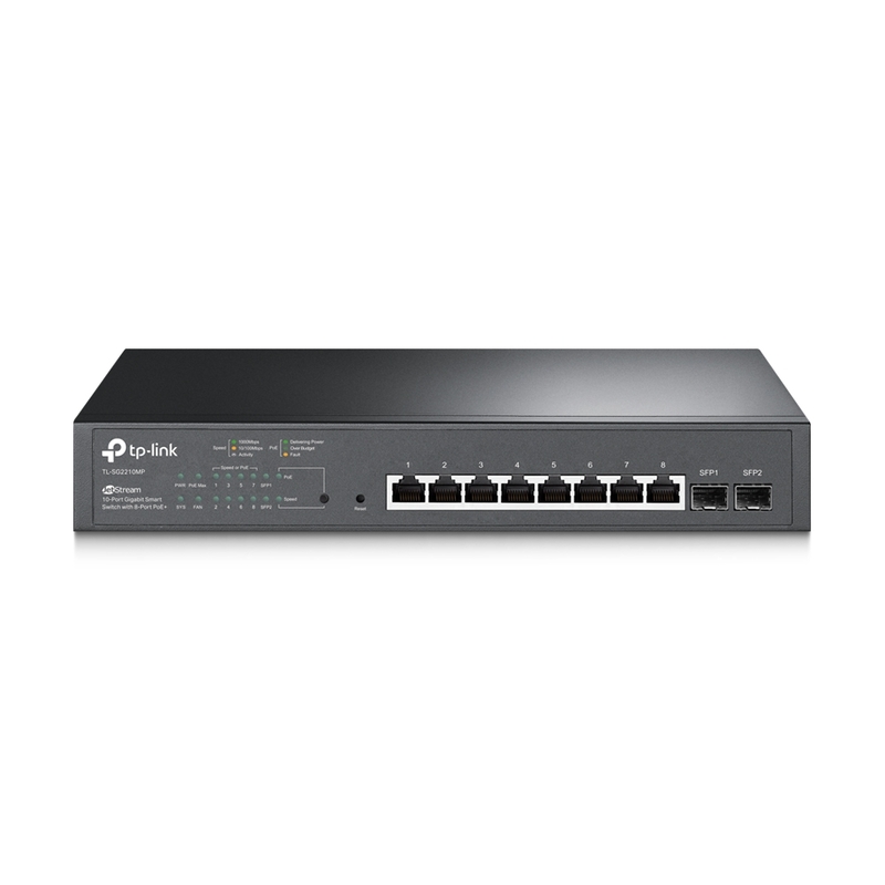 SWITCH SMART TP-LINK 10 PUERTOS 8PTOS POE + /SG2210MP (TL-SG2210MP)