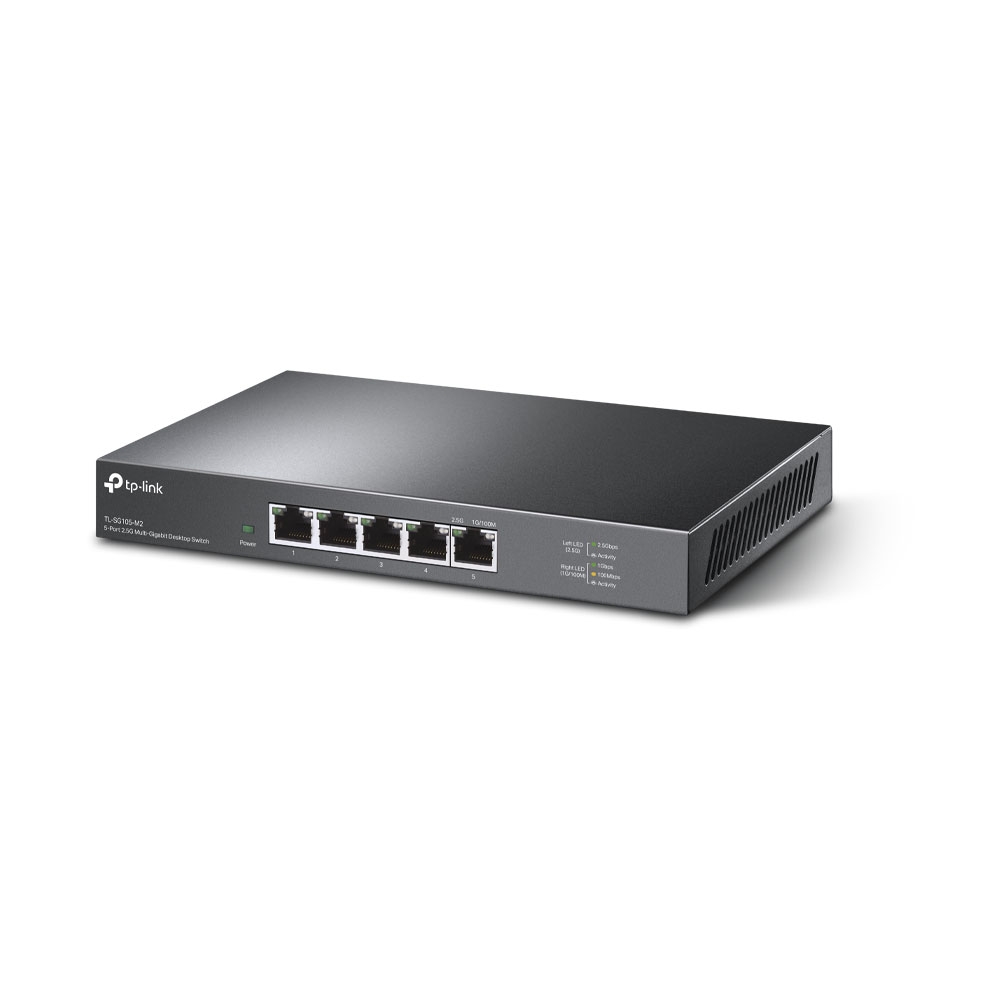 TP-LINK SWITCH DE ESCRITORIO 5 PTO 2.5 G/ TL-SG105-M2