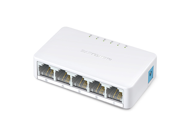 TP-LINK SWITCH ESCRITORIO MERCUSYS /5 PTOS FAST/PLUG&PLAY/ MS105