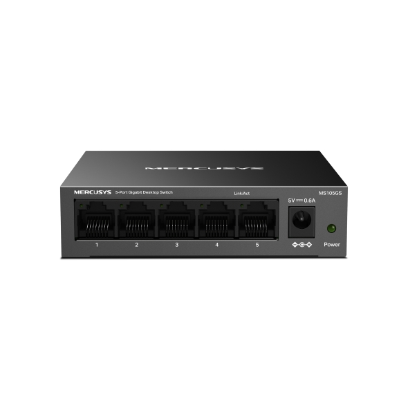 SWITCH DE ESCRITORIO GIGABIT TP-LINK 5 PTOS NO ADMIN /MS105GS