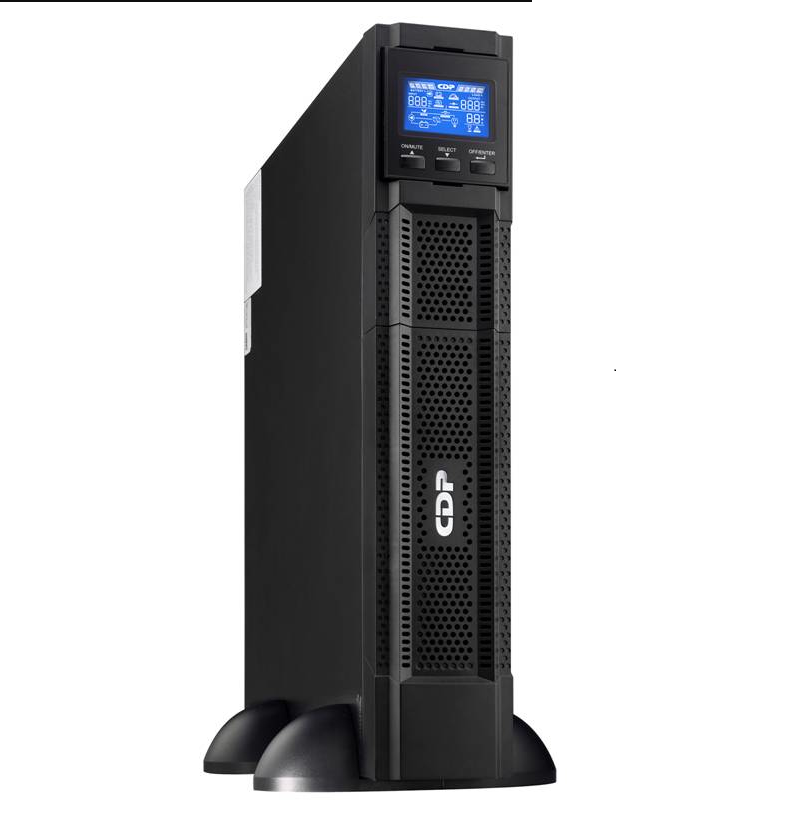 CDP UPO11-1RTAX 1000VA/1000W FP 1.0 ONLINE UPS (NO BREAK) 2U RT, LCD UL, FCC, CE 120 VAC