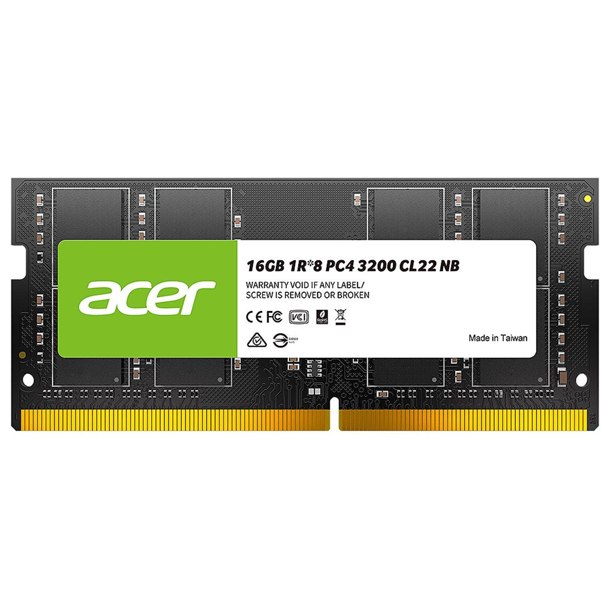 MEMORIA SODIMM DDR4 ACER SD100 16GB 3200MHZ CL22 (BL.9BWWA.214)