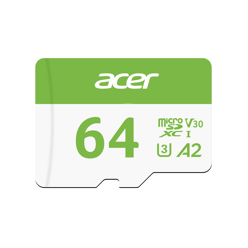 MEMORIA MICRO SDXC ACER MSC300 64GB 160MB/S UHS-I V30 (BL.9BWWA.302)