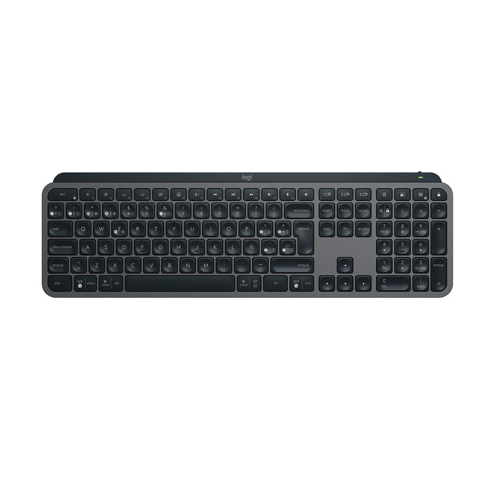 TECLADO LOGITECH MX KEYS S BT USB MULTIDISP ILUM GRAPHITE (920-011561)