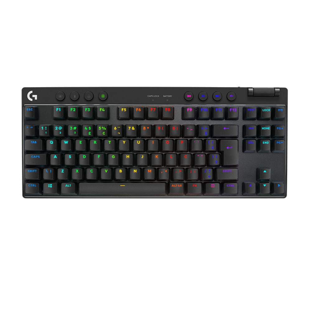 TECLADO LOGITECH PRO X TKL LIGHTSPEED BT USB RGB BLACK (920-012127)