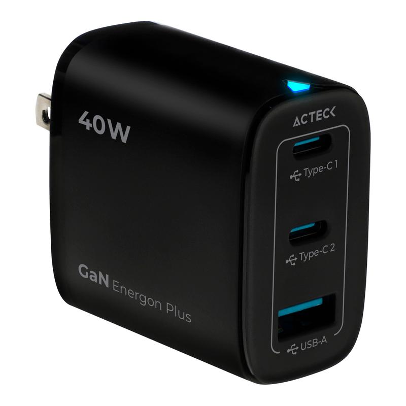 CARGADOR ACTECK CP440 PLUS CARGA ULTR RAPIDA 38W 1XUSB-C NEGRO AC-935562