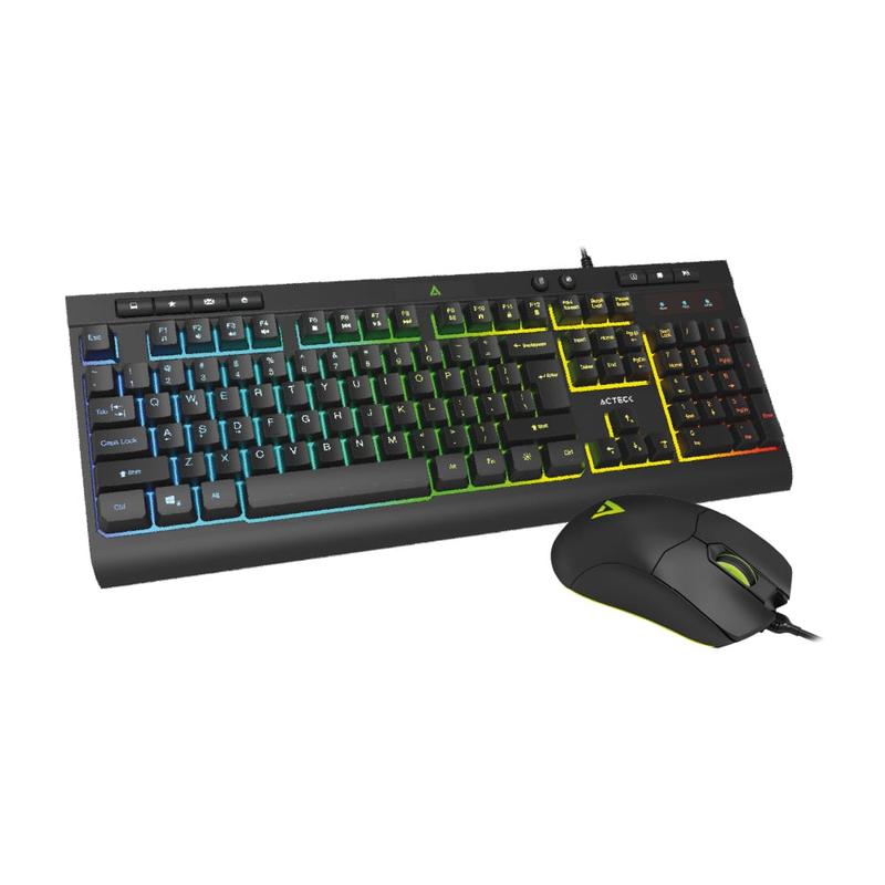 COMBO ACTECK 2 en 1 ALAMRICO AUREAN MK477G DISEÑO GAMER AC-936750