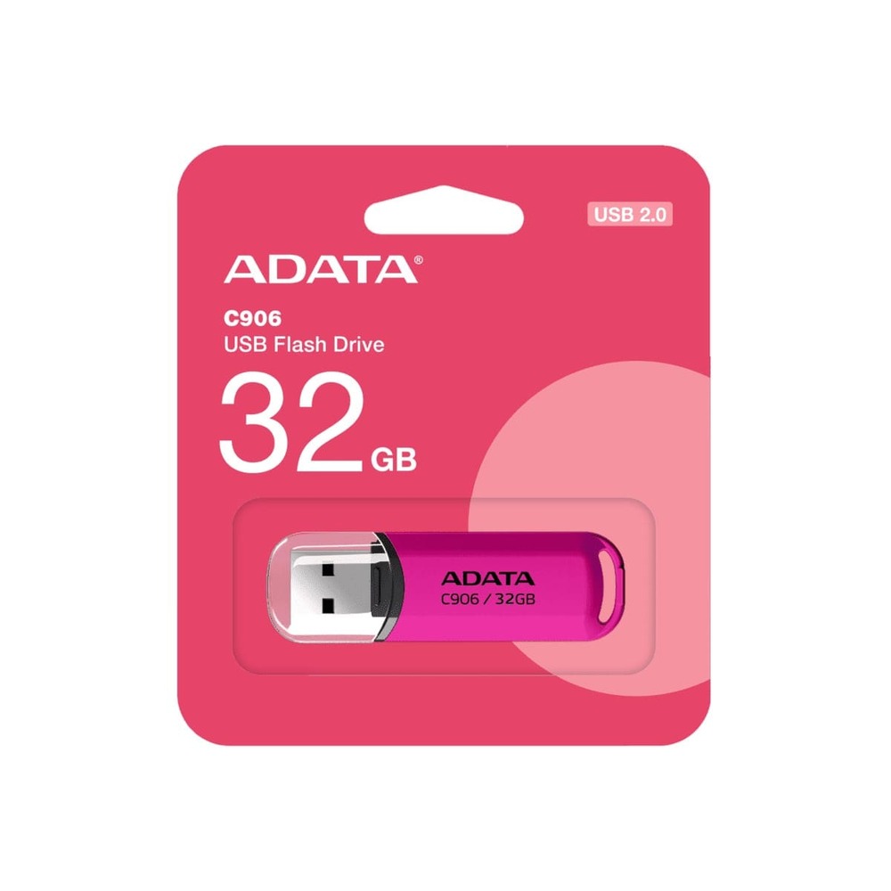 MEMORIA FLASH ADATA AC906 32GB USB 2.0 PINK (AC906-32G-RPP)