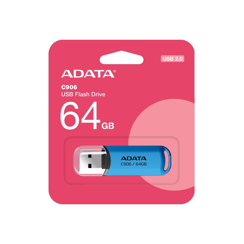 MEMORIA FLASH ADATA AC906 64GB USB 2.0 BLUE (AC906-64G-RWB)