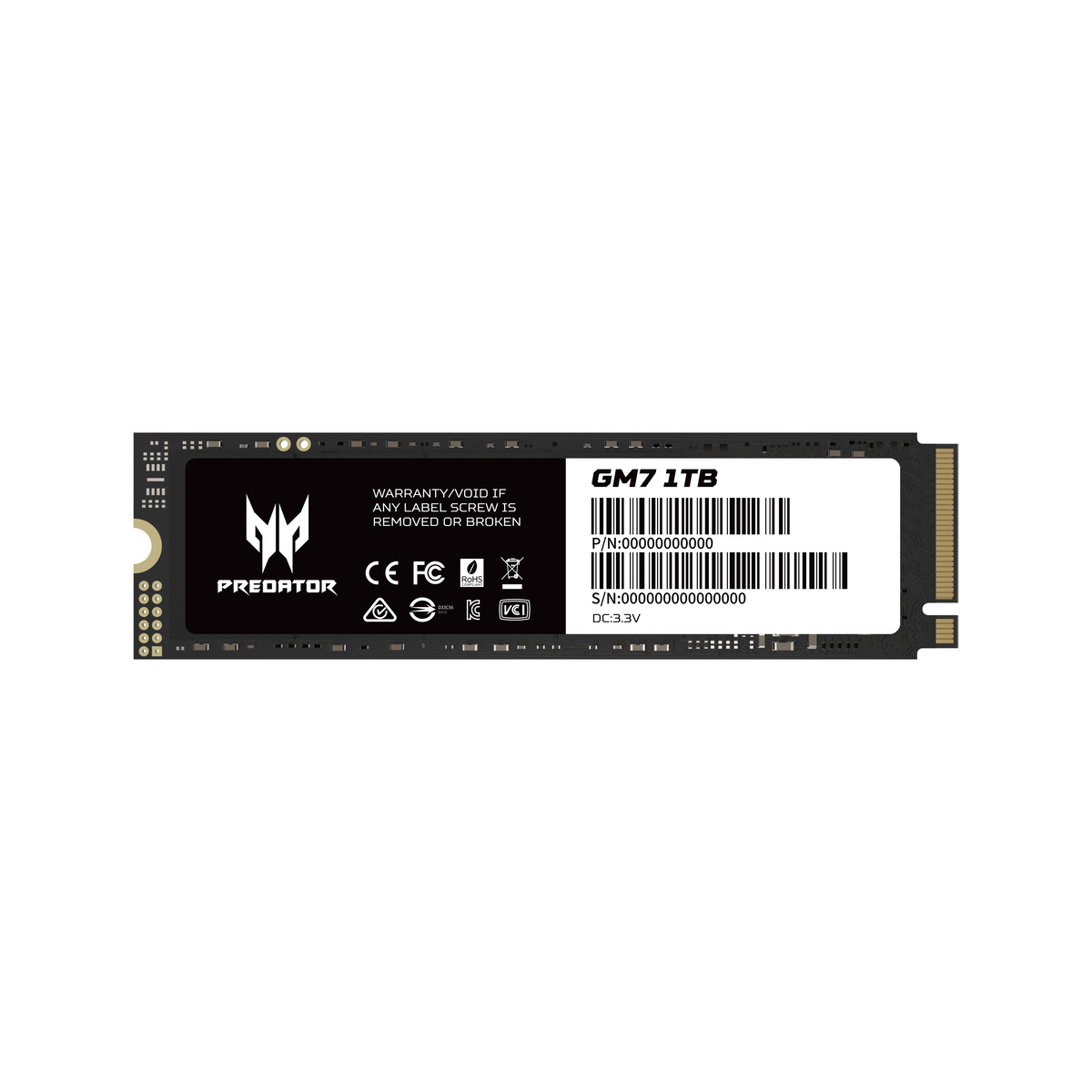 UNIDAD SSD PREDATOR GM7 1TB M.2 NVME GEN4X4 7200MB/S (BL.9BWWR.118)