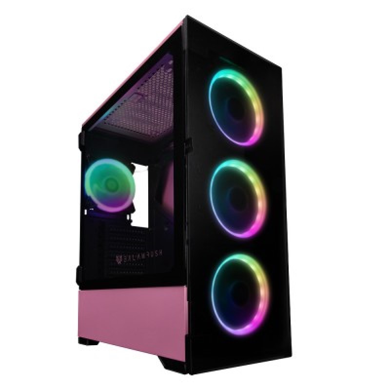 (OPEN BOX) GABINETE BALAMRUSH THINOS E-ATX RGB USB 3.0 ROSA BR-932288