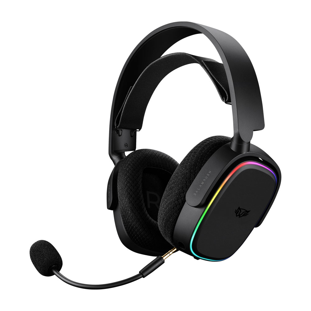 AUDIFONOS GAMER BALAMRUSH HS999 OVER-EAR/USB/7.1/RGB NEGRO (BR-936934)