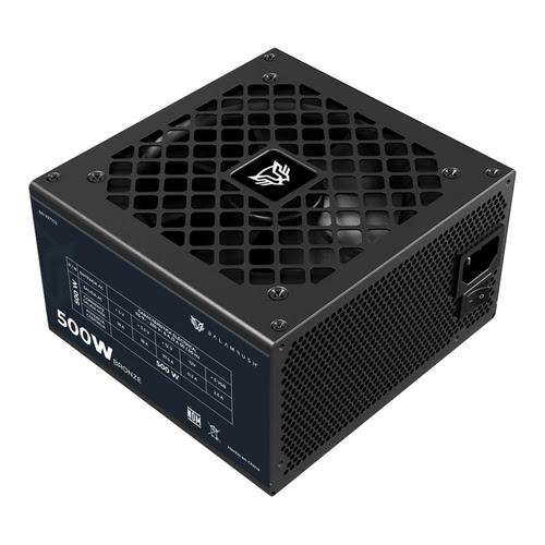 FUENTE DE PODER BALAM RUSH GR500B ATX 500W 80PLUS NO MODULAR NEGRO (BR-937702)