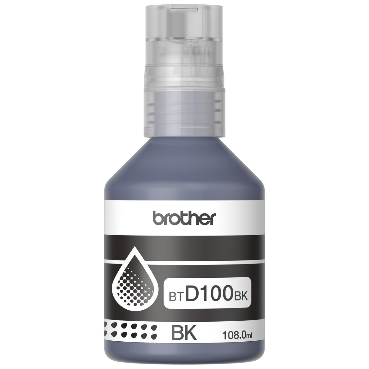 BOTELLA DE TIN BROTHER NEGRO ULTRA ALTO RENDI INKBENEFIT 7500 BTD100BK