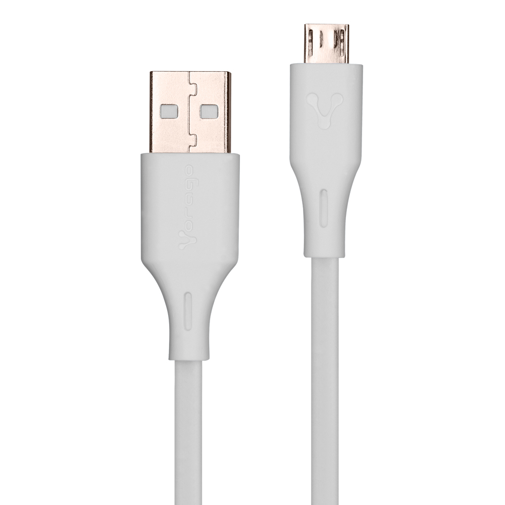 CABLE USB VORAGO USB- MICRO USB 1 METRO BLANCO (CAB-M01W)