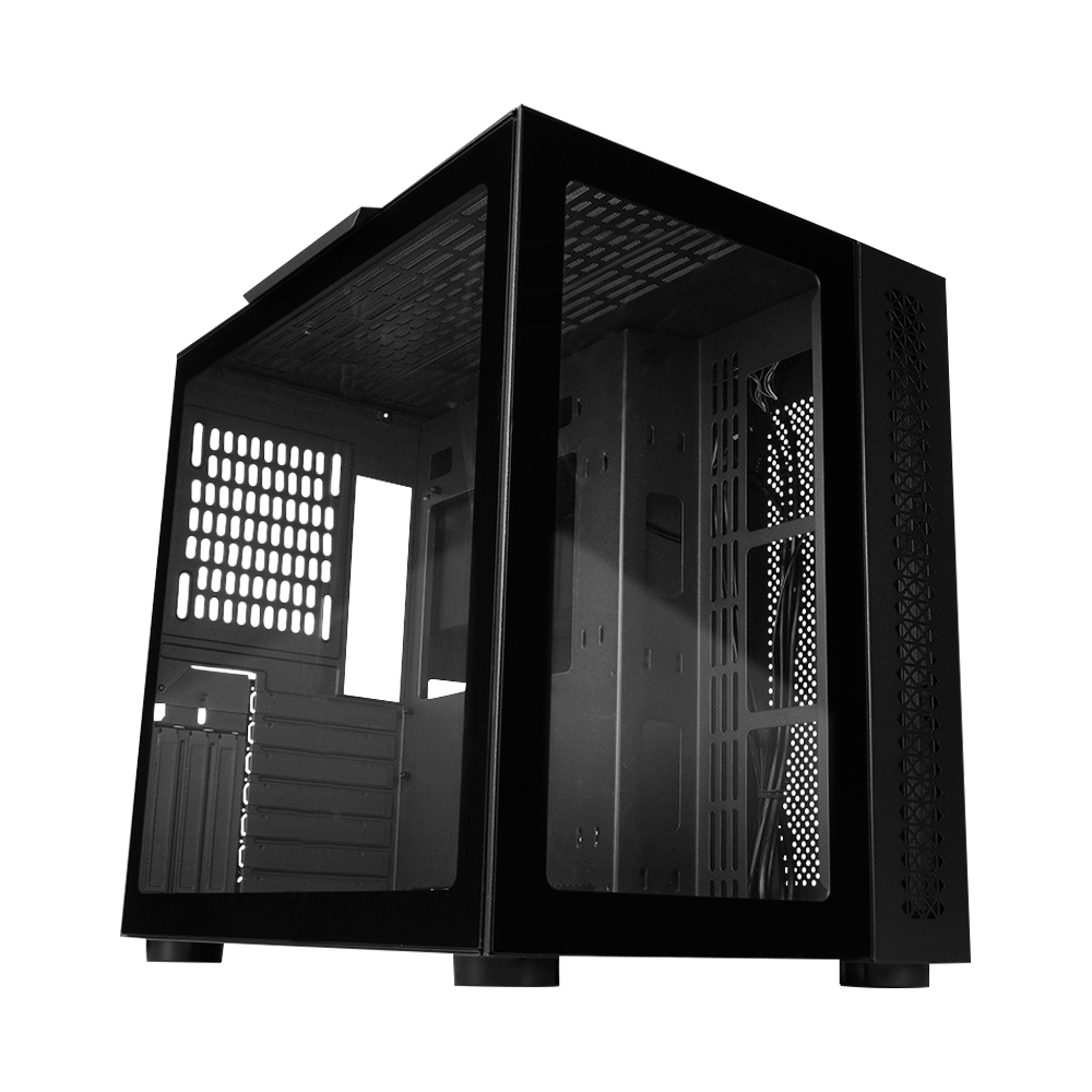 GABINETE GAME FACTOR ATX FISHTANK DOBLE CRISTAL USB 3.0 S/FTE NEGRO CSG700-BK