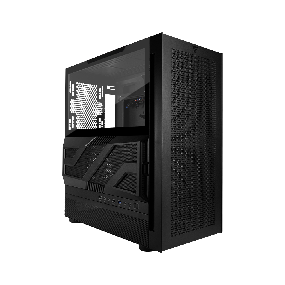 GABINETE GAME FACTOR ATX CRISTAL USB 3.0 INT. LAT/RGB S/FTE CSG800 BK