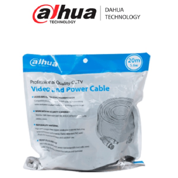 CABLE DAHUA DE 20 MTS ARMADO PARA VIDEO Y ENERGÍA/4K(DH-PFM942I-20-5)