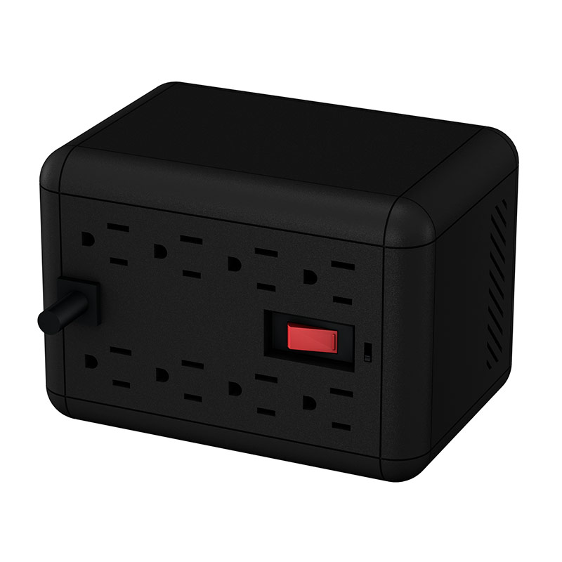 REGULADOR DE VOLTAJE QIAN BAOSHAN EN1000 1000 VA 8 CONTACTOS 2 USB