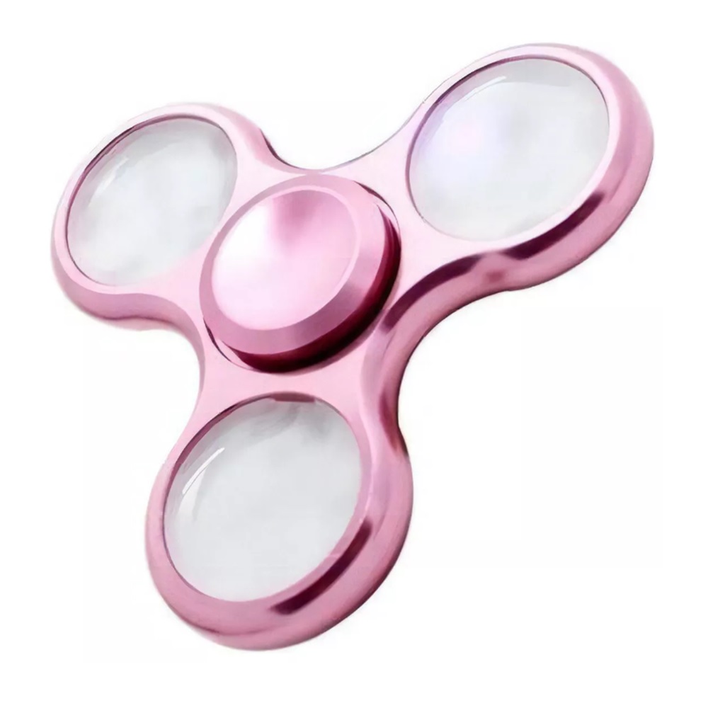 SPINNER LED CROMADO ROSA