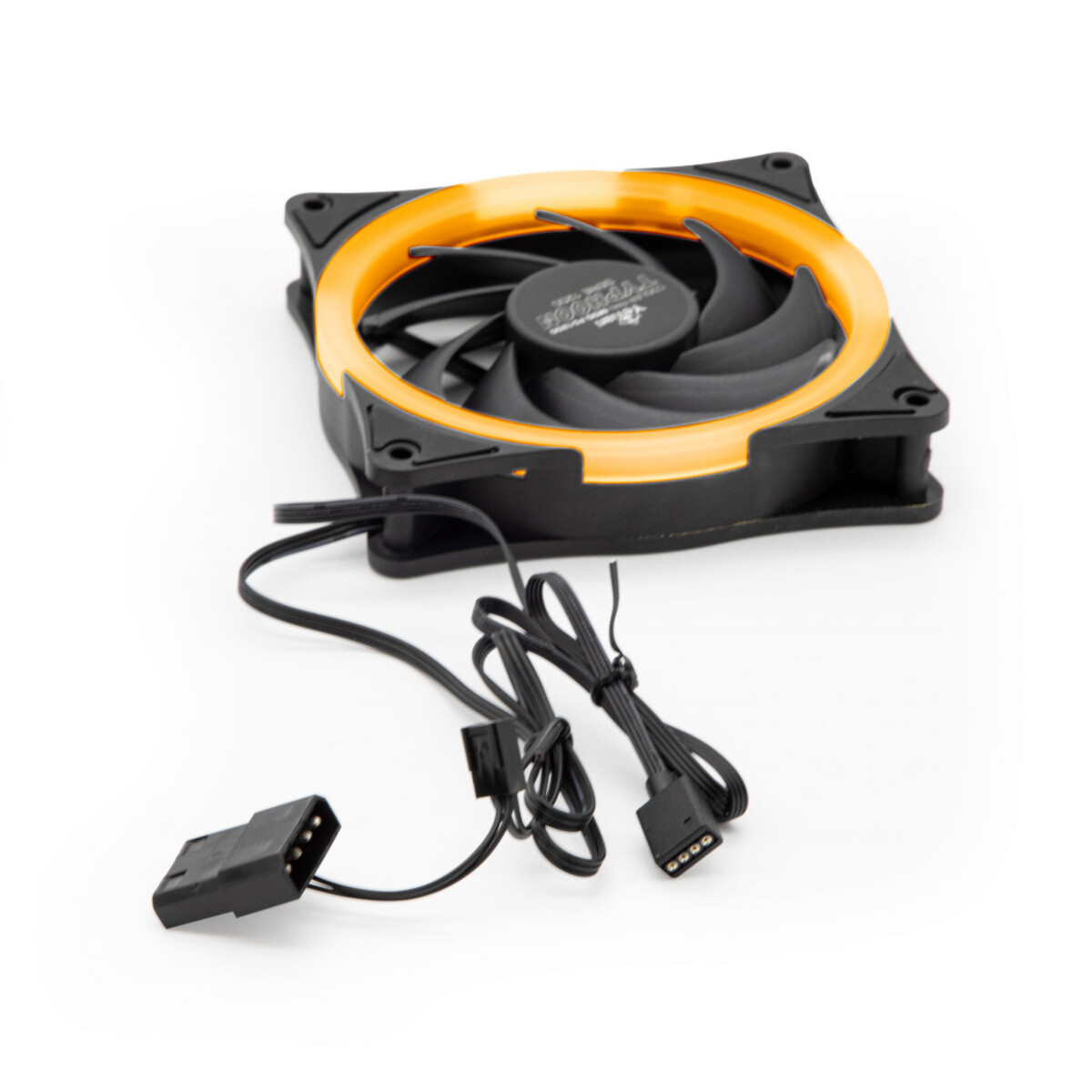 (ED) VENTILADOR RGB YEYIAN FS1200 TYPHOON SERIE 1200 RGB 120MM P/GABINETE