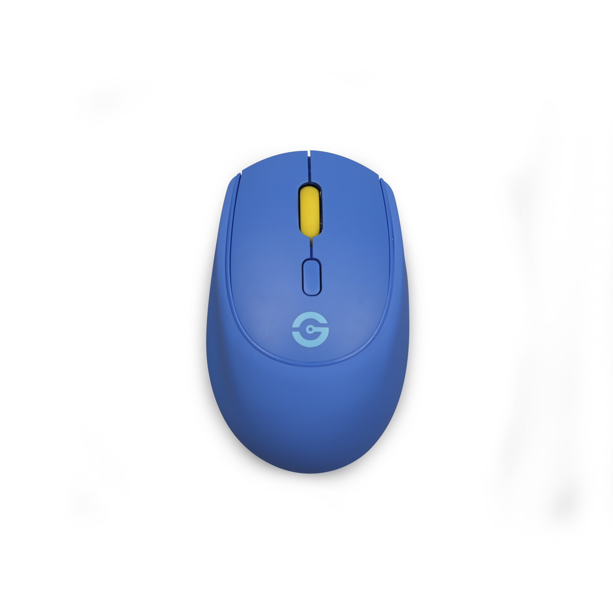 Getttech Raton Inalambrico 2.4Ghz, Gel de Silicon, Azul - Modelo: GAC-24406B