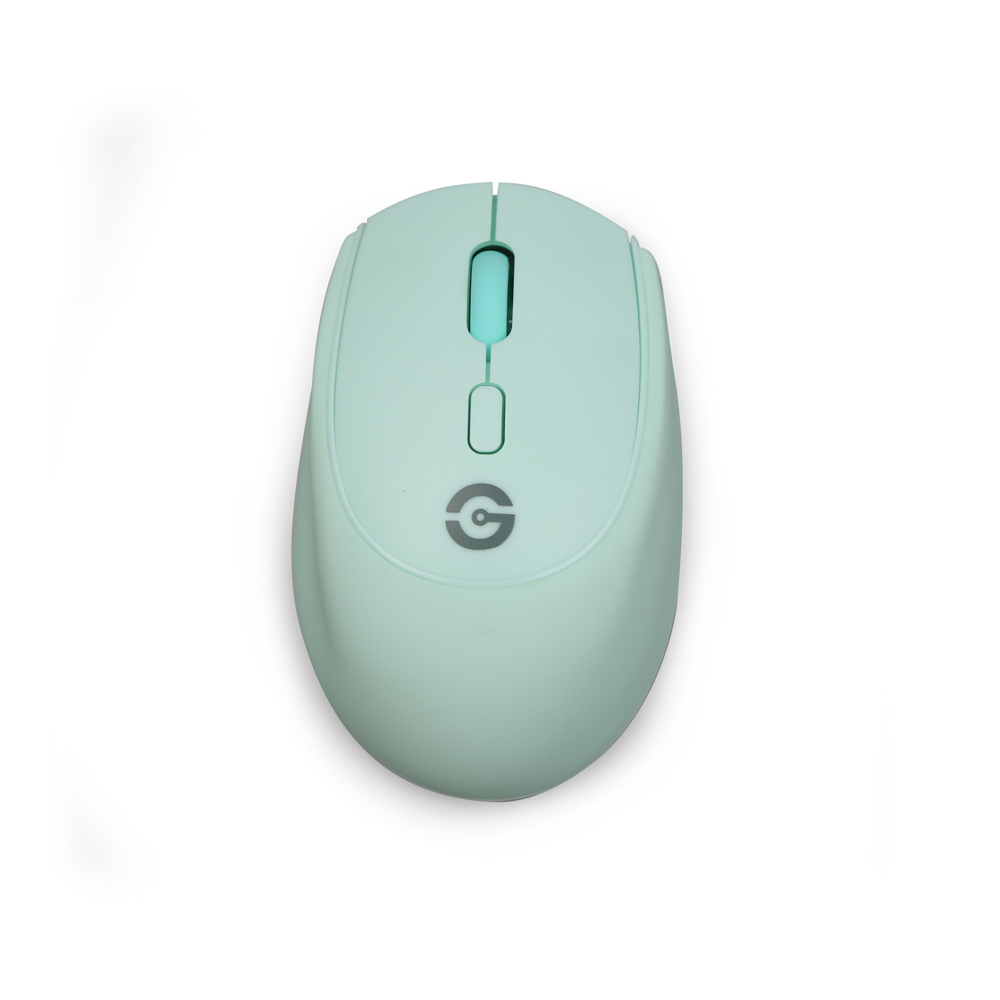 Getttech Raton Inalambrico 2.4Ghz, Gel de Silicon, Menta - Modelo: GAC-24408M