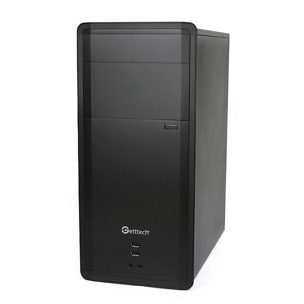 GABINETE GETTTECH GG-1802 ATX FUENTE 500W, 1 VENT, 2 USB 3.0, NEGRO