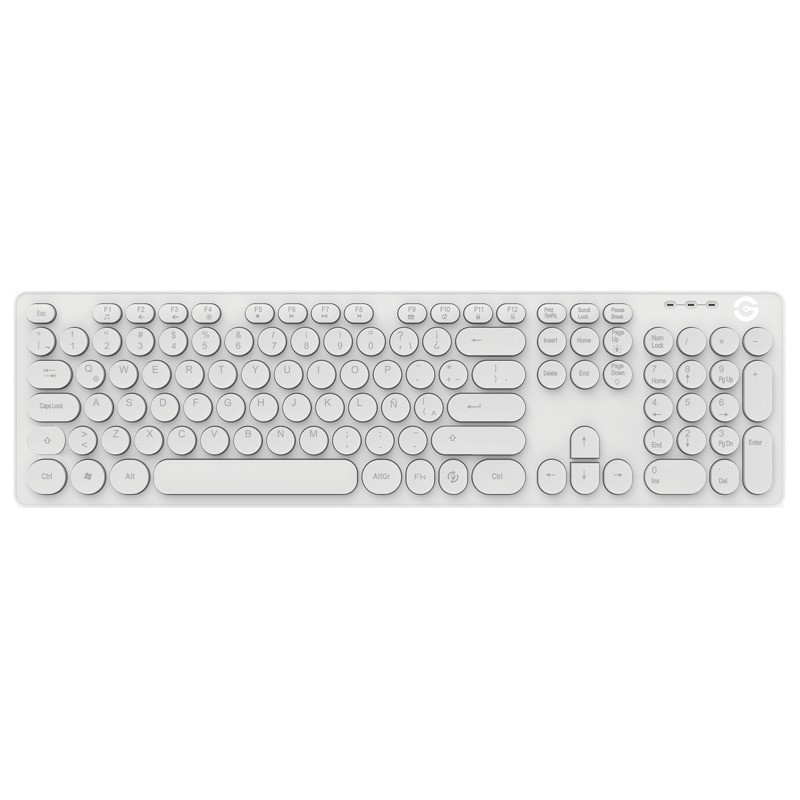 Getttech Teclado Backlit Ignite, White - Modelo: GTI-28201B