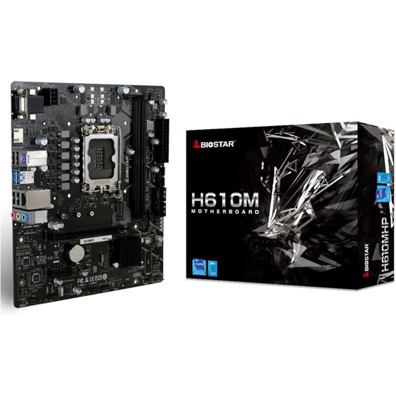 TARJETA MADRE BIOSTAR H610MHP SOCK 1700 DDR4 3200MHRZ M.2