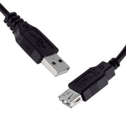 CABLE USB 2.0 GETTTECH JL-3520 USB A-EXTENSION/NEGRO/1.5MTS