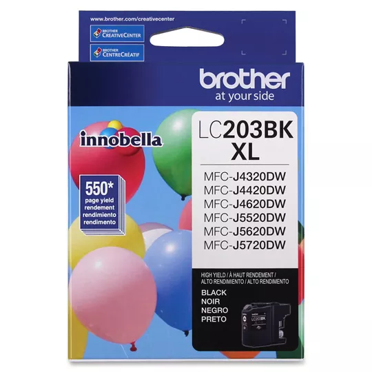 CARTUCHO BROTHER LC203BK NEGRO 550 PAG APROX LC203BK