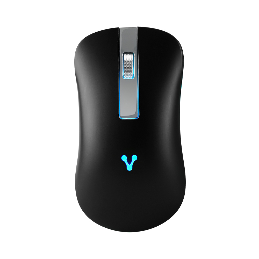 MOUSE VORAGO MO-305-BK SLIM LED RGB INALAMBRICO RECARGABLE NEGRO