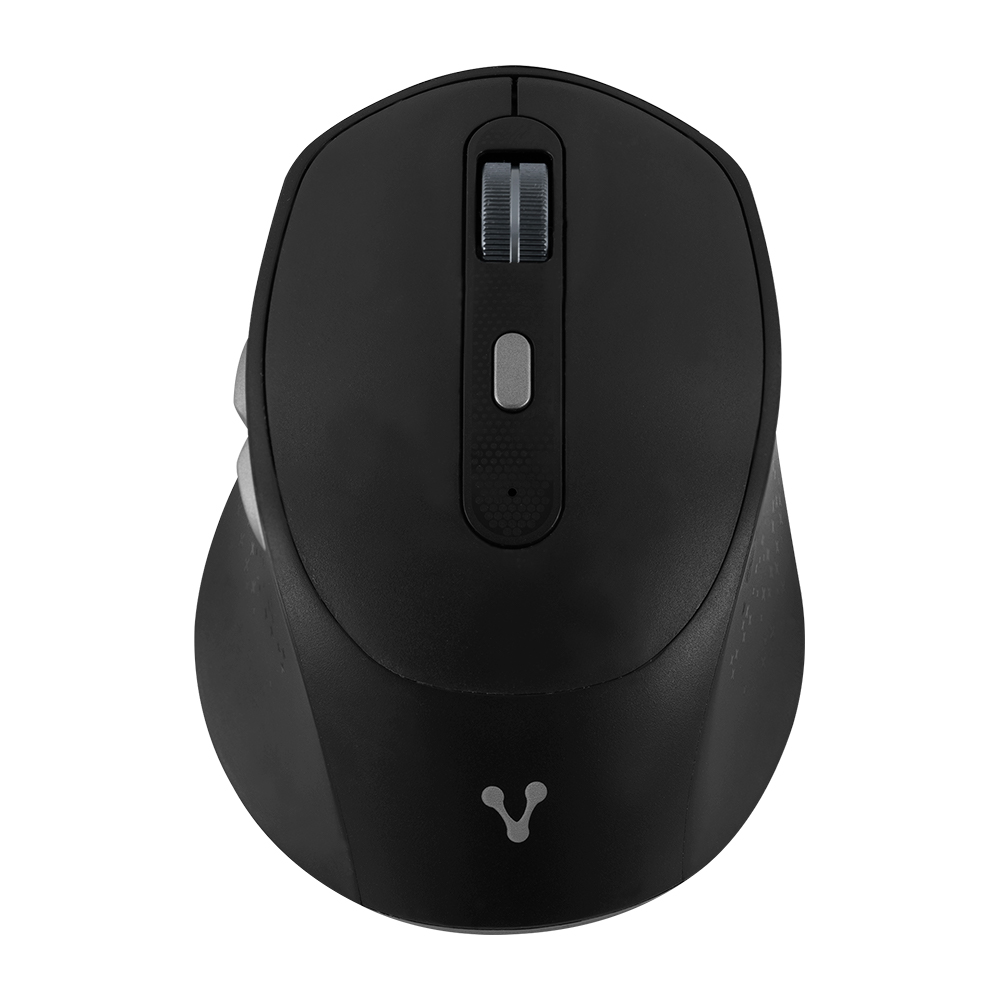 MOUSE VORAGO INALAMBRICO Y BLUETOOTH RECARGABLE TIPO C NEGRO MO-450