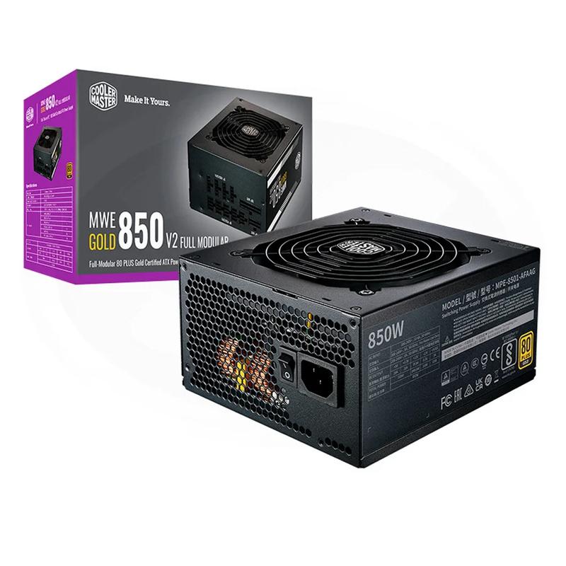 FUENTE DE PODER COOLER MASTER MWE GOLD V2 FM 850W MPE-8501-AFAAG-3U2