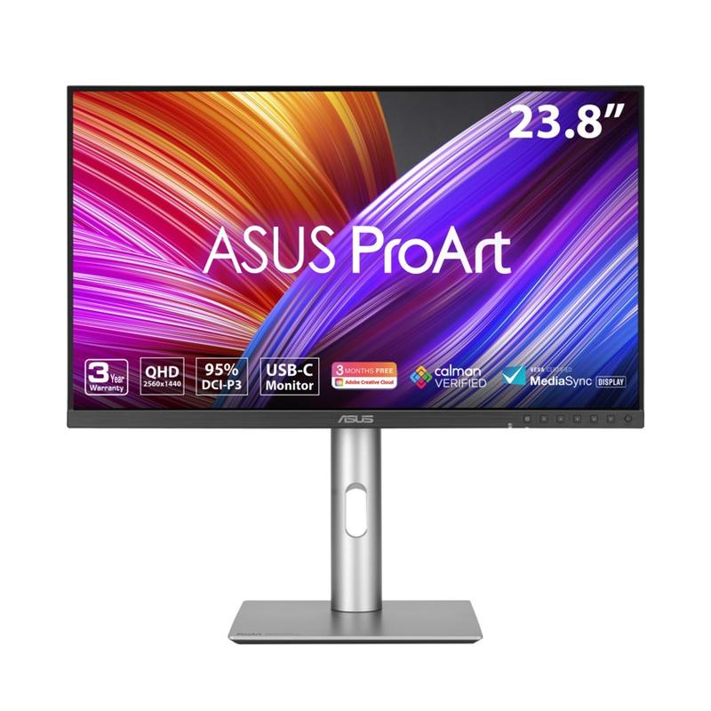 MONITOR ASUS PROART PA24ACRV 23.8"IPS QHD(2560X1440)75HZ USB-C/HDMI/DP