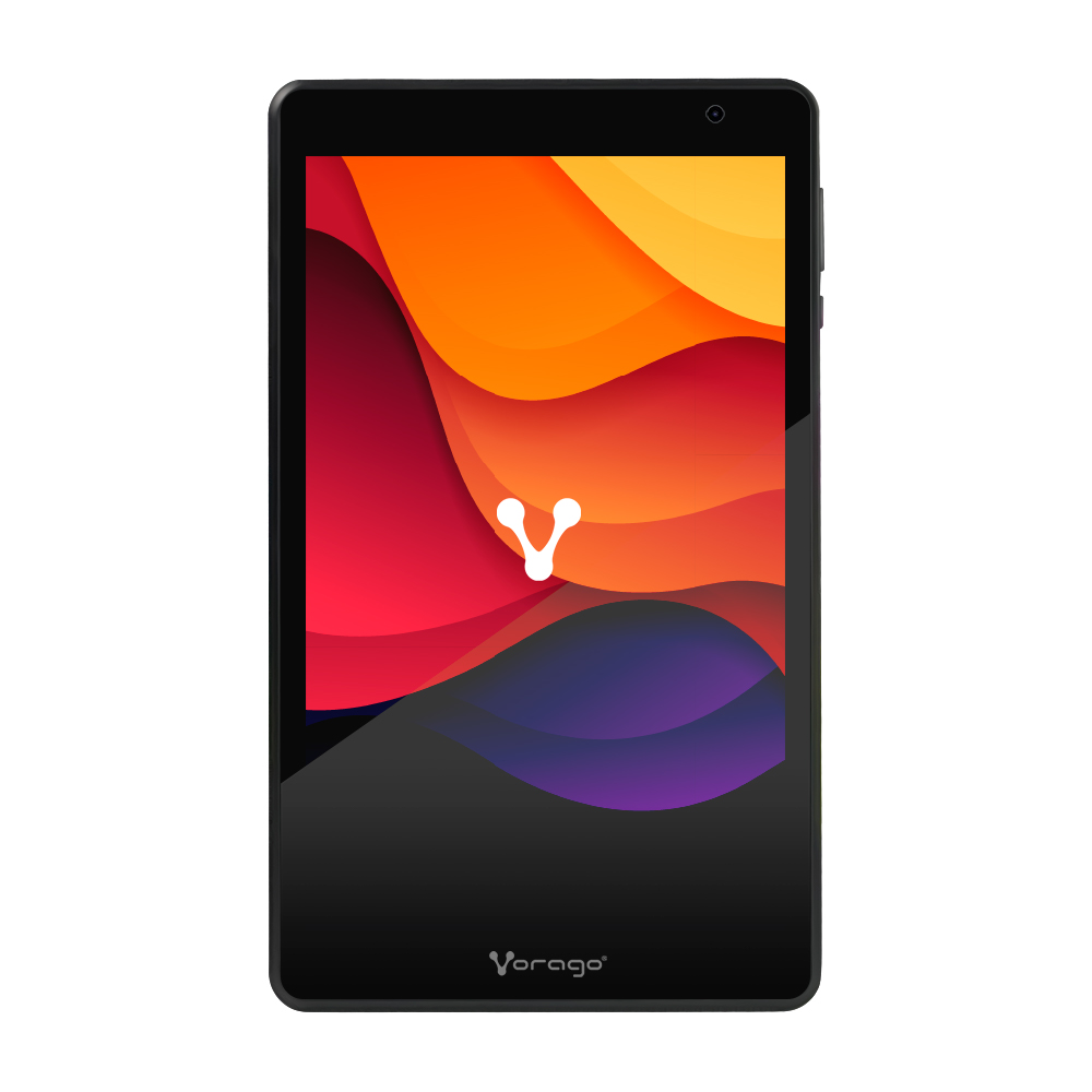 TABLET VORAGO 8"AND 13 QC 4GB 64 GB DCAM WIFI BT NEGRO PAD-8-BK