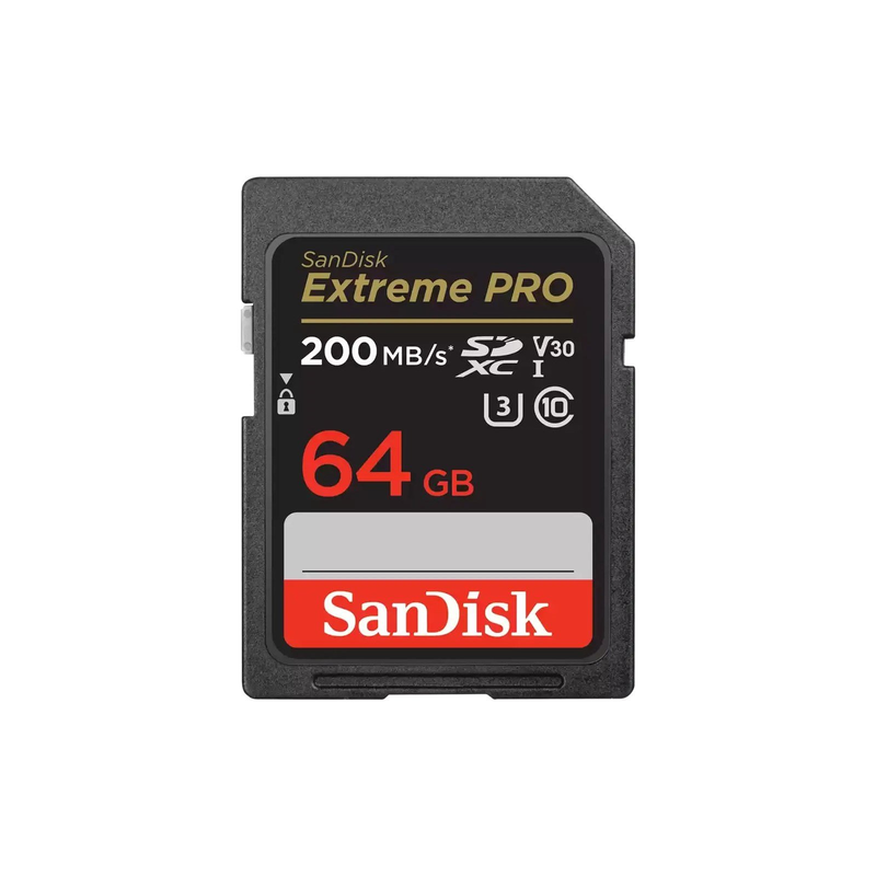 MEMORIA SANDISK SD EXTREME PRO 64GB UHS-I CL10 (SDSDXXU-064G-GN4IN)