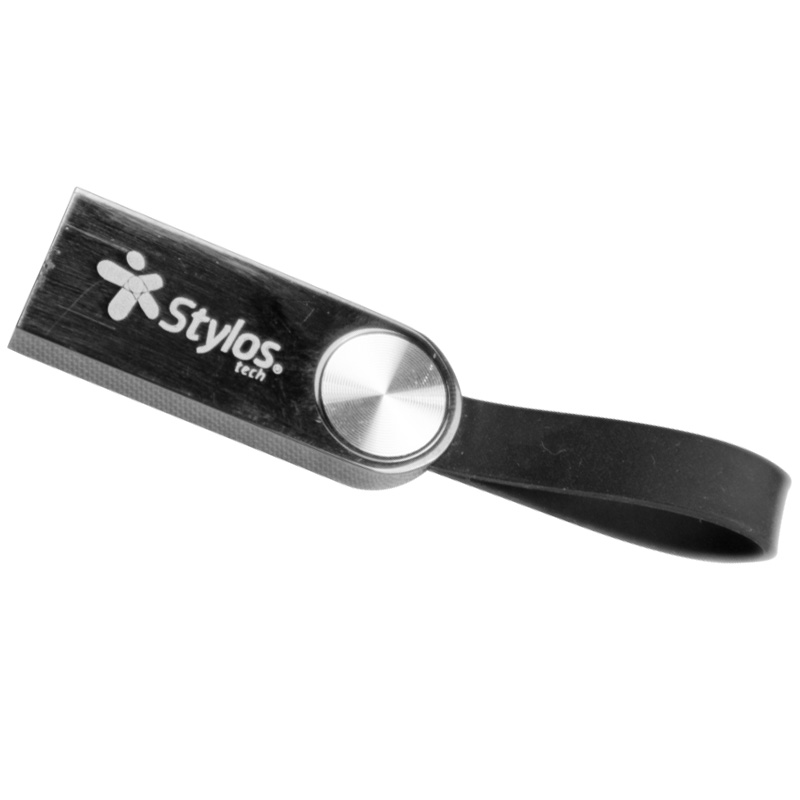 MEMORIA USB STYLOS 16 GB ST300 FLASH 2.0 NEGRO STMUS316B