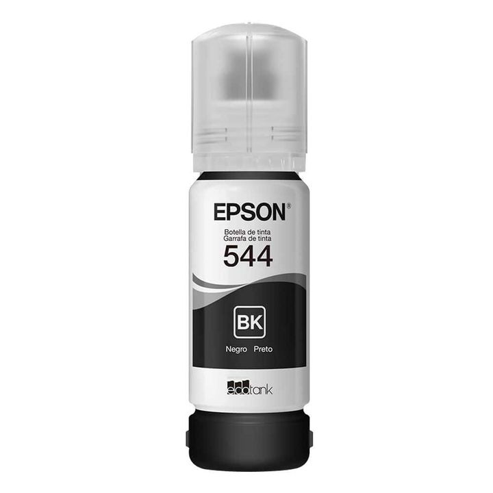 BOTELLA DE TINTA EPSON ECOTANK T544 NEGRO 70ML T544120-AL