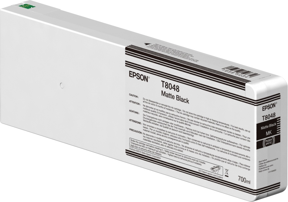 CARTUCHO EPSON T804 NEGRO MATTE P6000-P9000 700ML SURECOLOR T804800