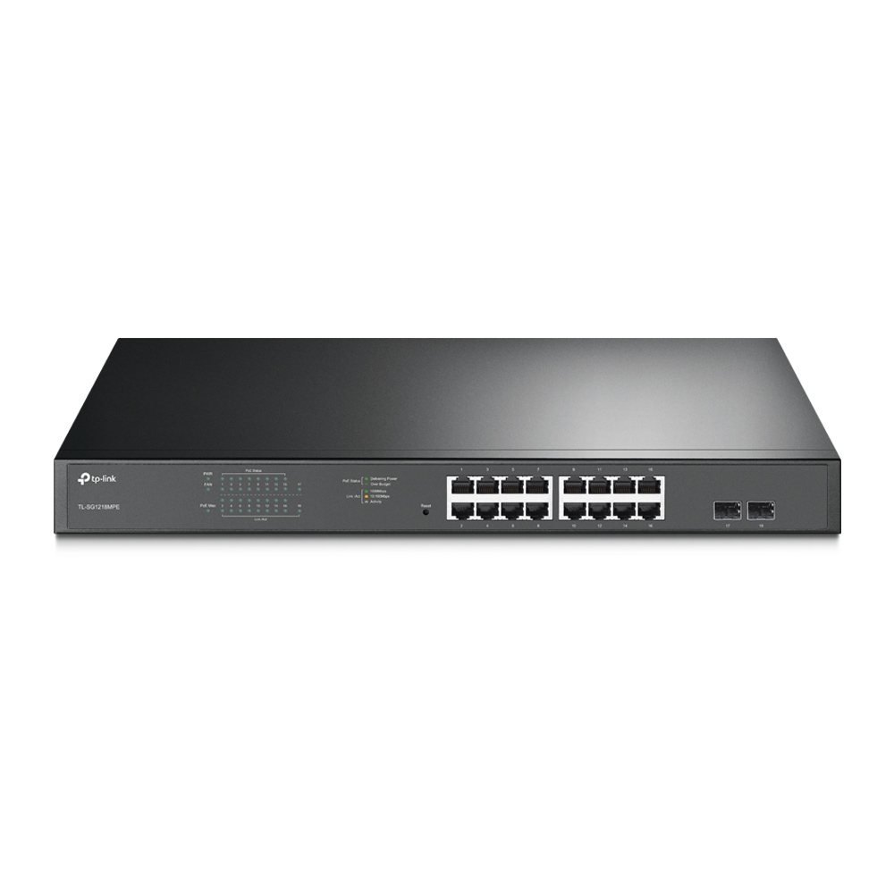 TP-LINK SWITCH EASY SMART GIGAB DE 18PTOS/POE+ 16 PTOS/TL-SG1218MPE