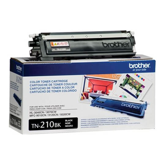 TONER BROTHER NEGRO 2200 PAG PARA HL3040CN 3070CW MFC9010CN 9120 TN210BK