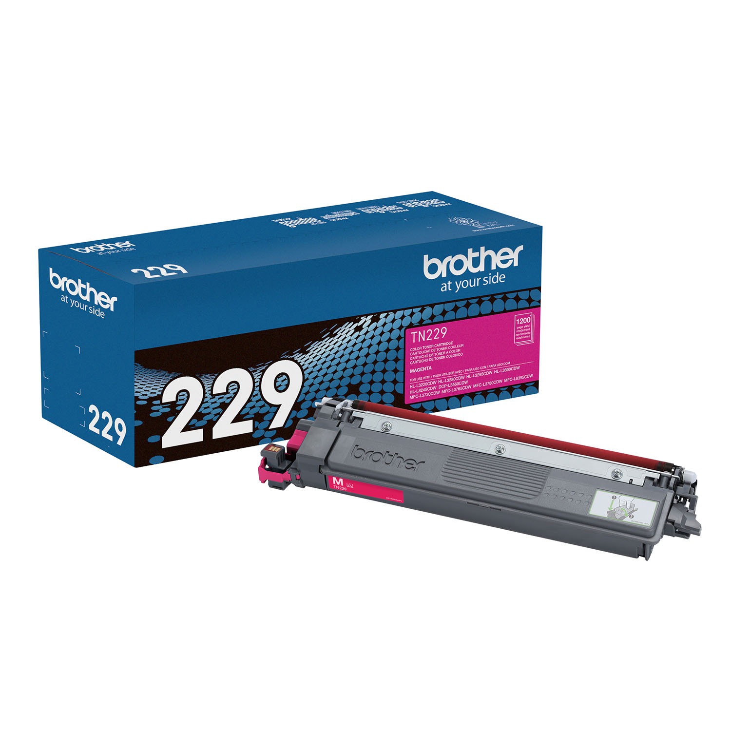 TONER BROTHER COLOR MAGENTA HASTA 1200 PAG APROX TN229M