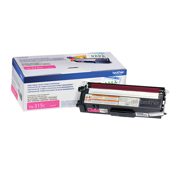 TONER BROTHER MAGENTA 3500 PAGINAS ALTO RENDIMIENTO PARA MCF9970C TN315M