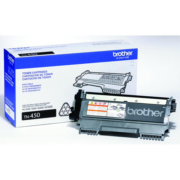 TONER BROTHER NEGRO 2600 PAG ALTO REND PARA MFC7860DW DCP7065DN TN450