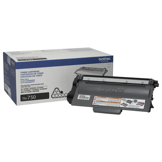 TONER BROTHER NEGRO 8000 PAGINAS ALTO RENDIMIENTO PARA HL6180DW TN750